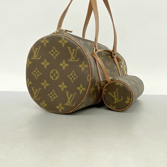 LOUIS VUITTON Handbag Monogram Papillon 30 M51385 Brown Ladies - Picture 2 of 10